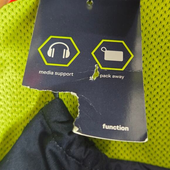 Porsche Drivers Selection Padded Windbreaker Jacket Blue Waterproof Large Mens - Picture 15 of 16